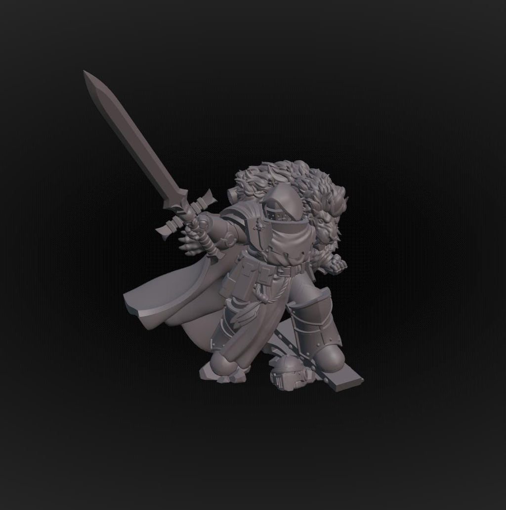 Richard the Lion Heart | DakkaDakka | 3d Printed Wargame Proxy Model