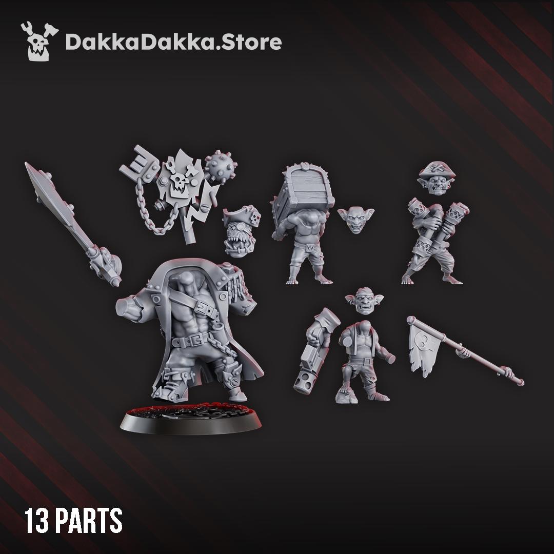 Kap'n Blaaady Beard | DakkaDakka | 3d Printed Tabletop Wargames Proxy Model