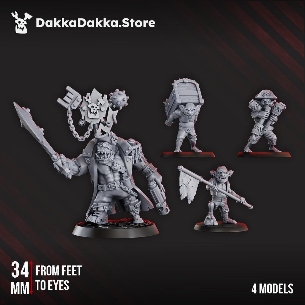Kap'n Blaaady Beard | DakkaDakka | 3d Printed Tabletop Wargames Proxy Model