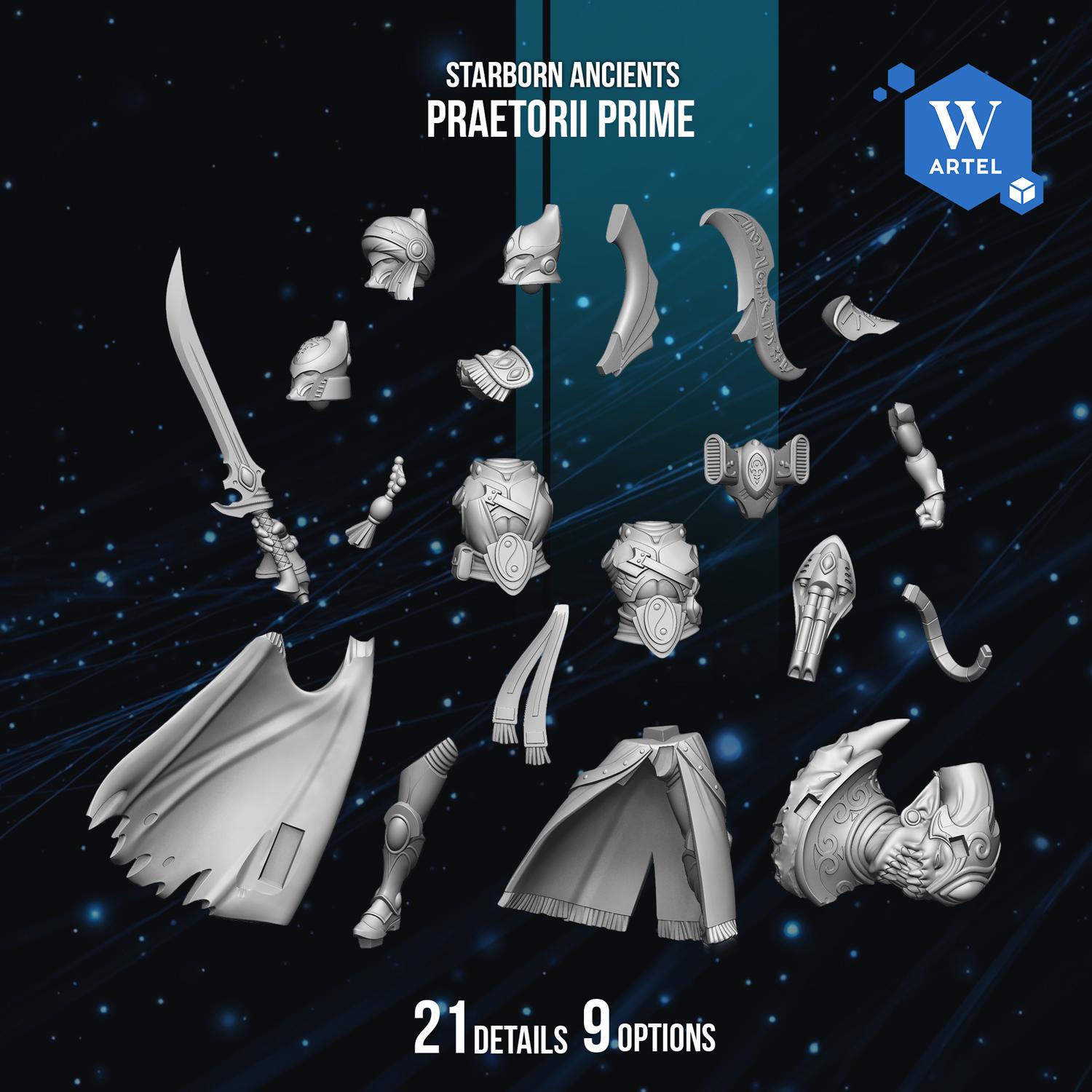 Praetorii Prime | Artel W | 3d Printed Tabletop Wargames Model