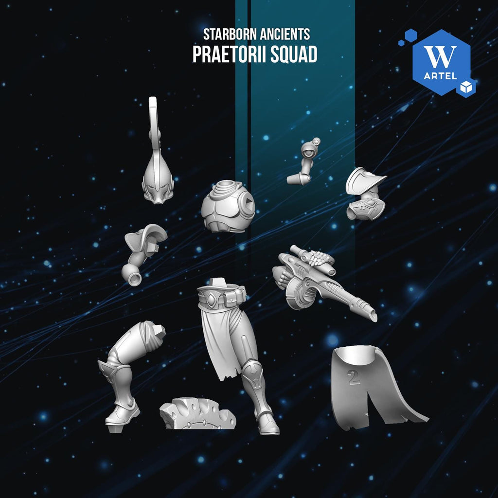 Praetorii Squad | Artel W | 3d Printed Tabletop Wargames Model