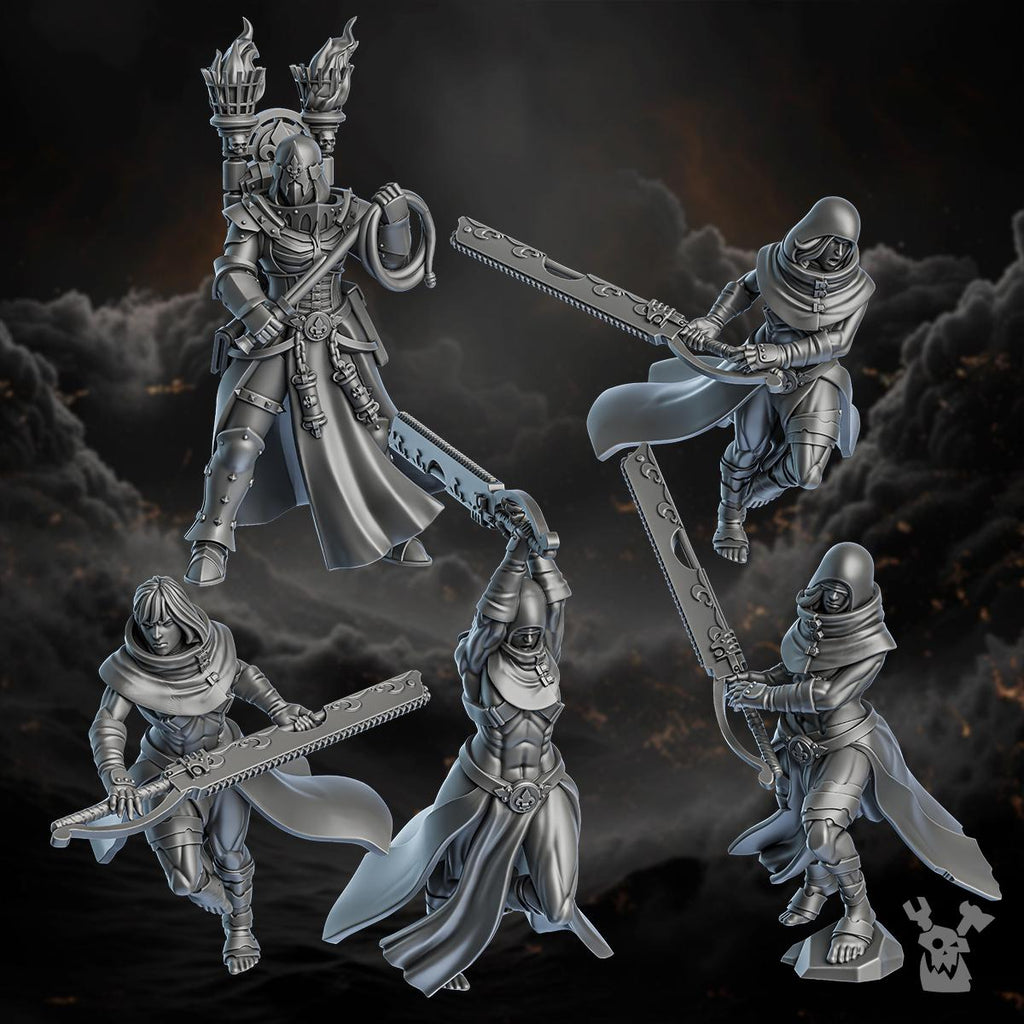 Maidens of Praesidium Squad | DakkadakkaStore | 3d Printed Wargames Models
