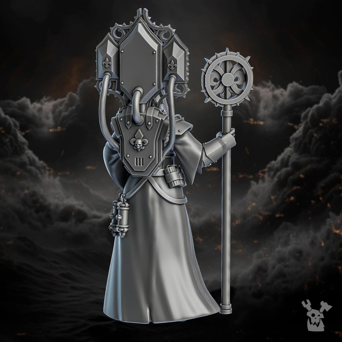 Order of Repentance Herald | DakkaDakka | 3d Printed Tabletop Wargames Miniature