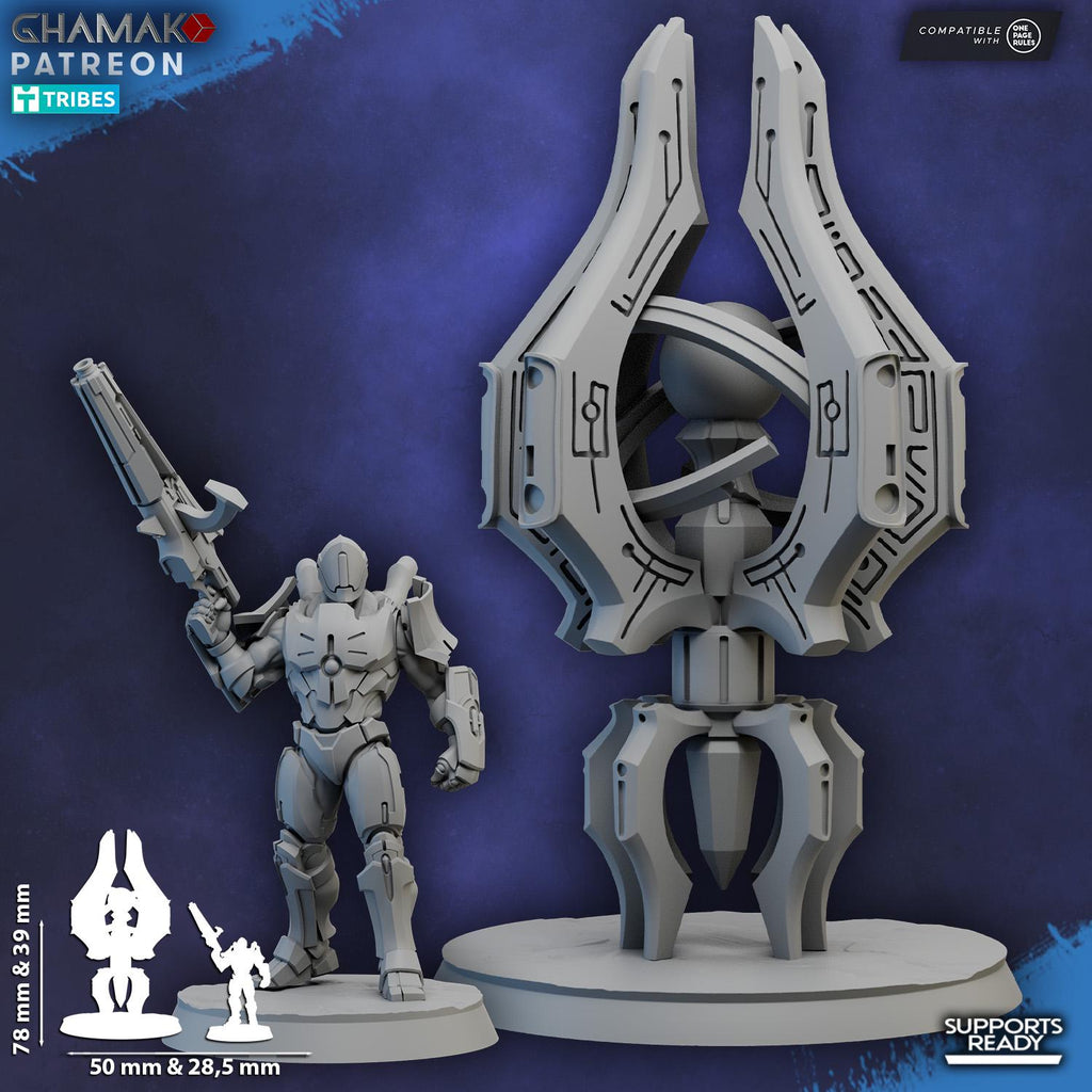 Kyther-Saiyth aka The Luminarch Circles | Ghamak | 3d Printed Tabletop Wargame Miniatures