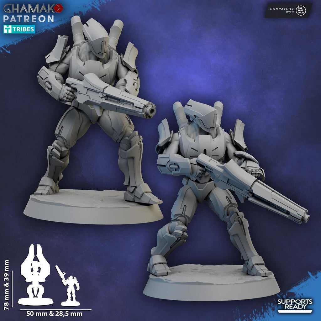 Kyther-Saiyth aka The Luminarch Circles | Ghamak | 3d Printed Tabletop Wargame Miniatures