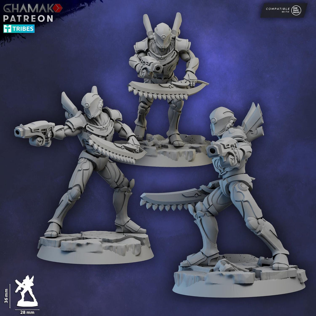 Zai-Moruun (Claws of the Unbroken) | Ghamak | 3d Printed Tabletop Wargames Miniatures