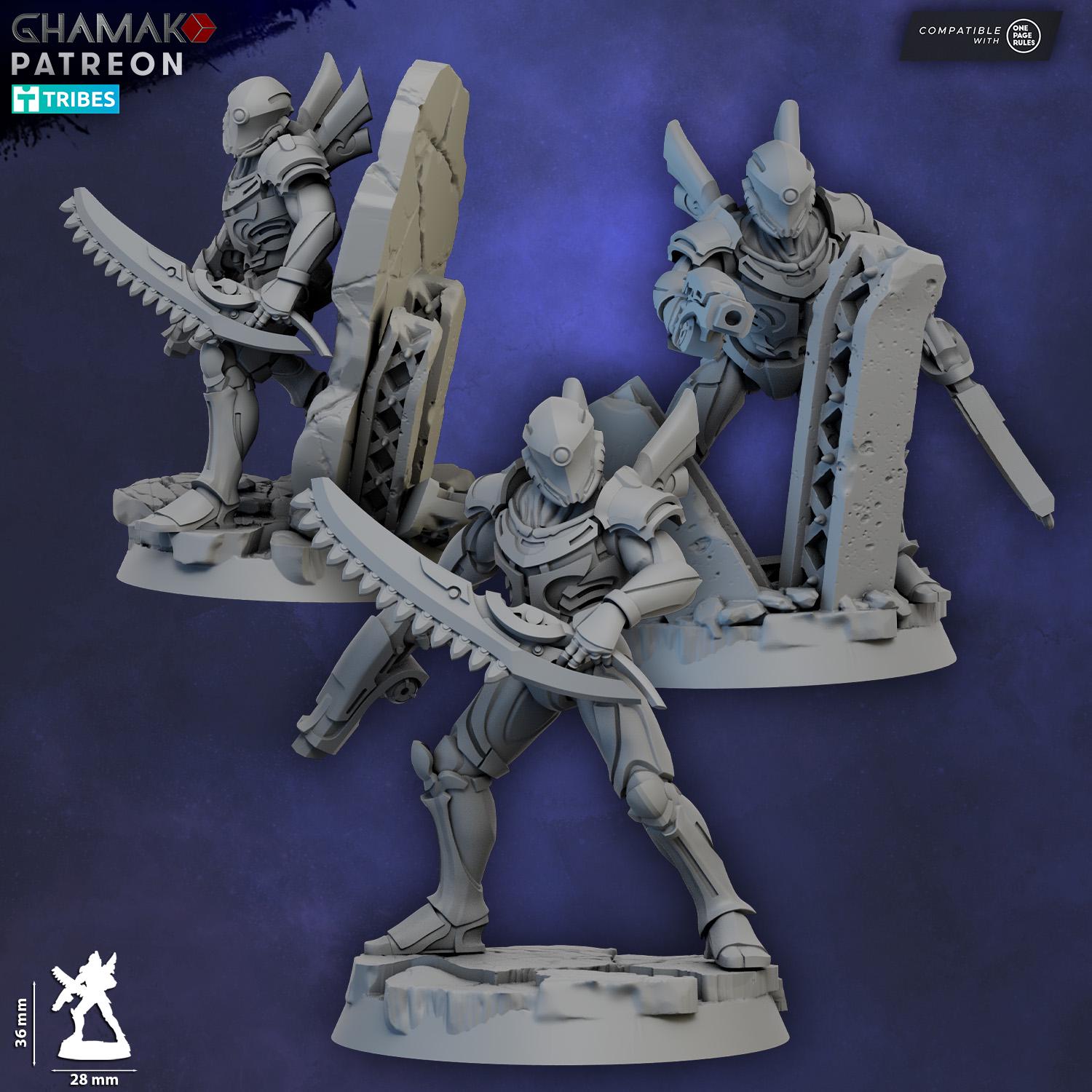 Zai-Moruun (Claws of the Unbroken) | Ghamak | 3d Printed Tabletop Wargames Miniatures