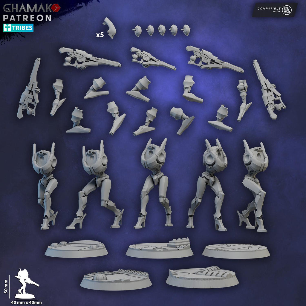 Shard Wardens | Ghamak | 3d Printed Tabletop Wargames Miniatures