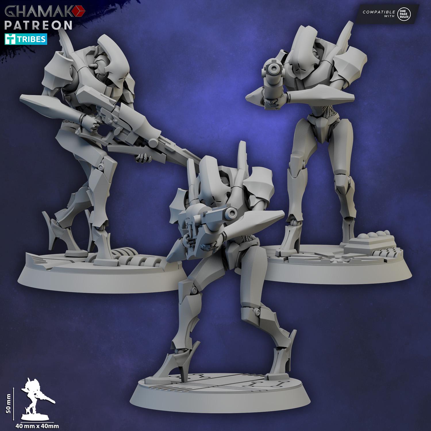 Shard Wardens | Ghamak | 3d Printed Tabletop Wargames Miniatures