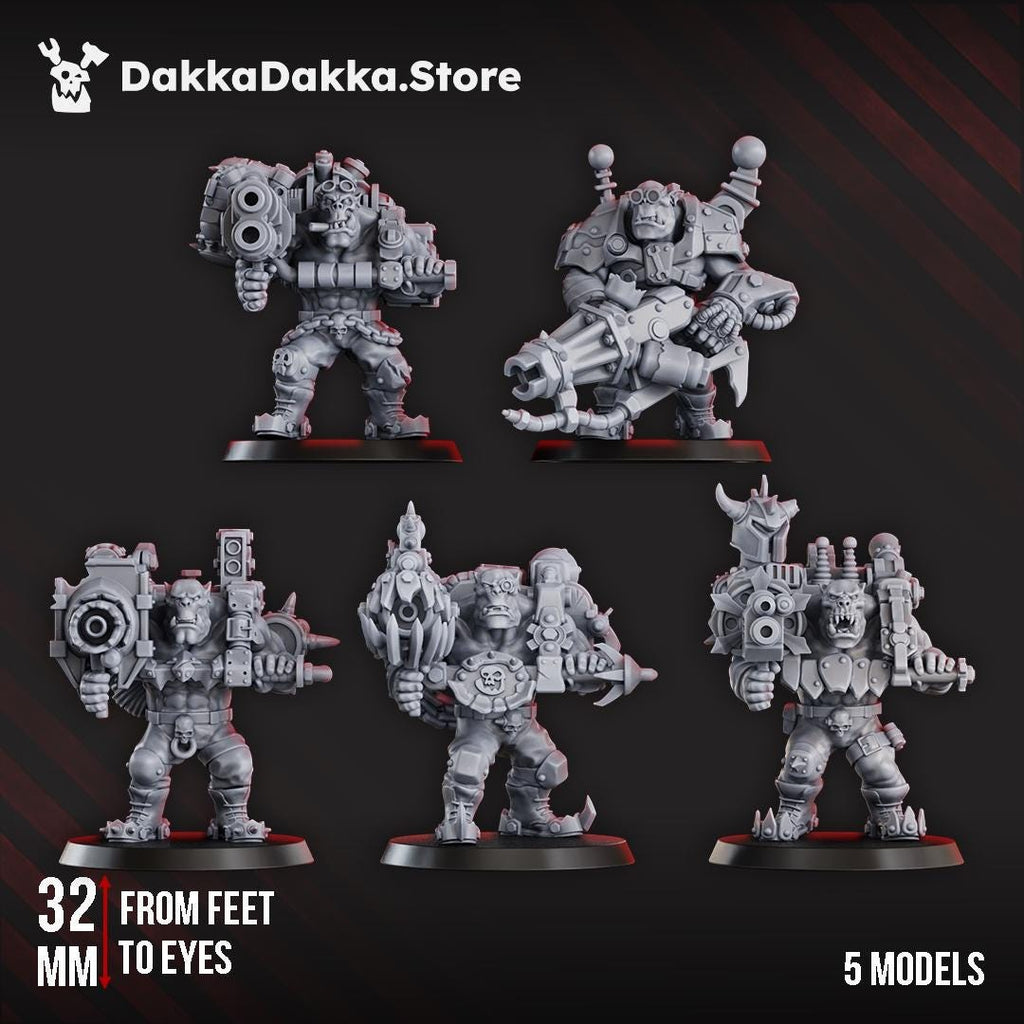 Orc Maraderz Mob | DakkaDakka | 3d Printed Tabletop Wargames Miniatures