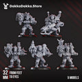 Orc Maraderz Mob | DakkaDakka | 3d Printed Tabletop Wargames Miniatures