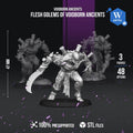 Flesh Golems of Voidborn Ancients | Artel W | 3d Printed Tabletop Wargames Model