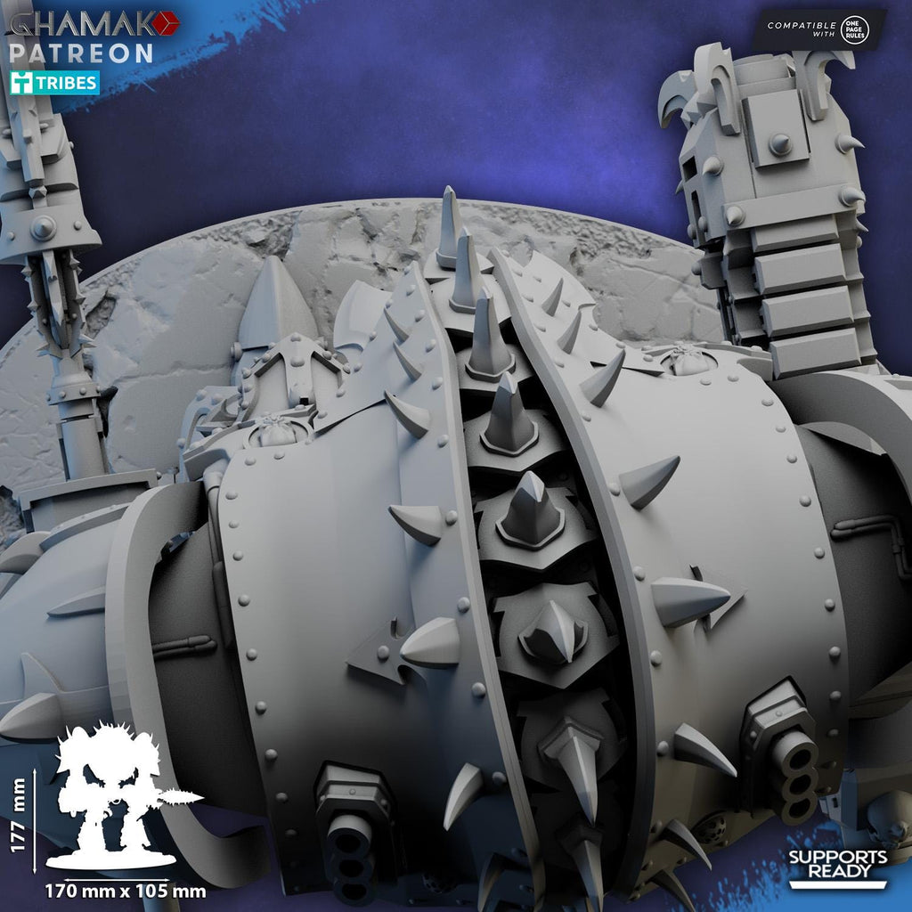 Hellspire Titan | Ghamak | 3d Printed Tabletop Wargames Model