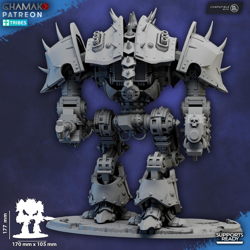 Hellspire Titan | Ghamak | 3d Printed Tabletop Wargames Model