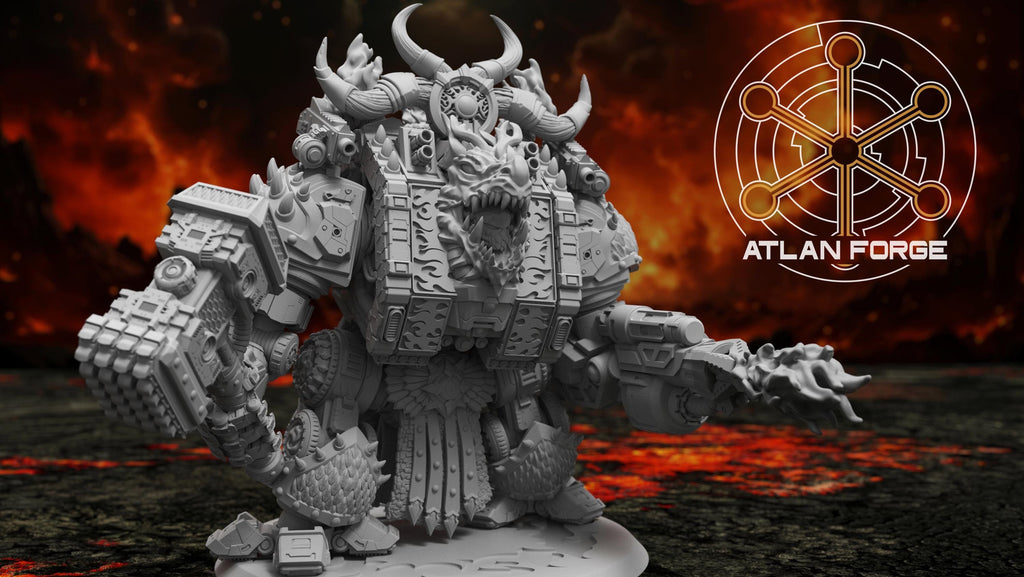 Dragon Dreadnought | Atlan Forge | 3d Printed Tabletop Wargames Model 60mm 90mm