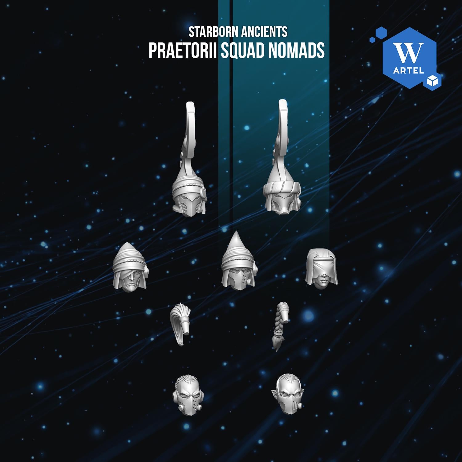Praetorii Squad Nomads | Artel W | 3d Printed Tabletop Wargames Model
