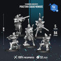 Praetorii Squad Nomads | Artel W | 3d Printed Tabletop Wargames Model