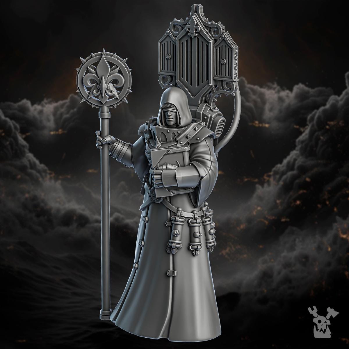 Order of Repentance Herald | DakkaDakka | 3d Printed Tabletop Wargames Miniature