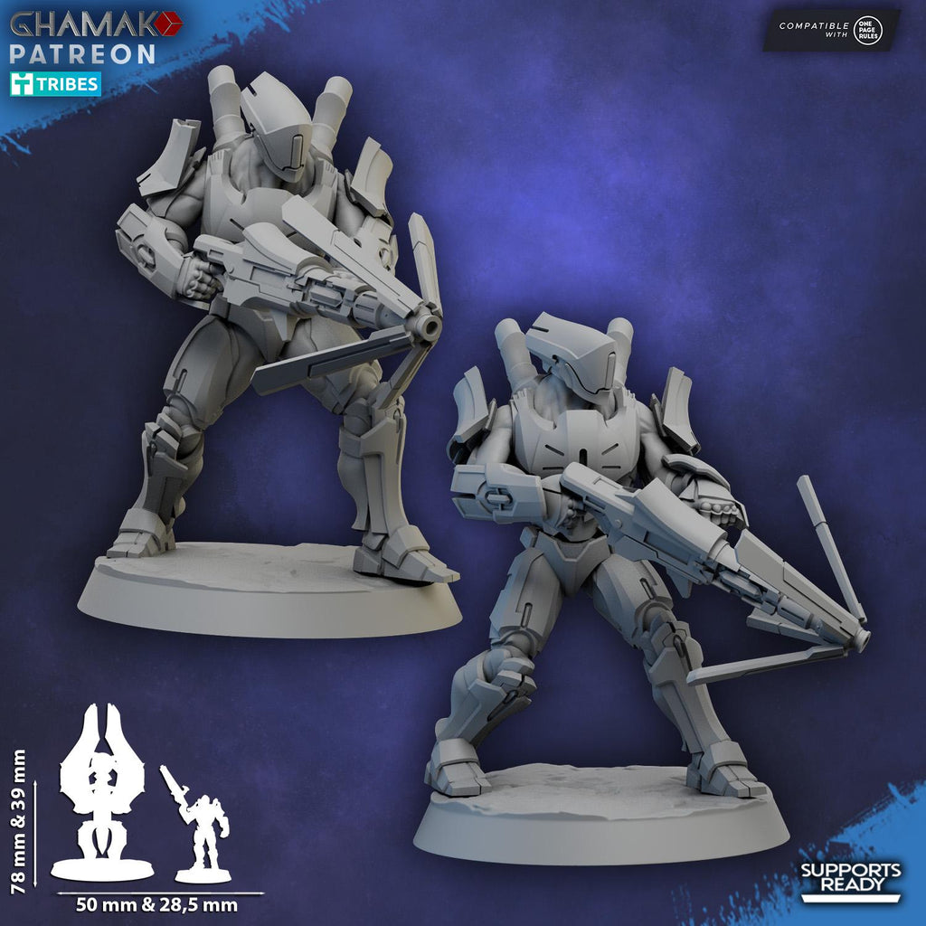 Kyther-Saiyth aka The Luminarch Circles | Ghamak | 3d Printed Tabletop Wargame Miniatures