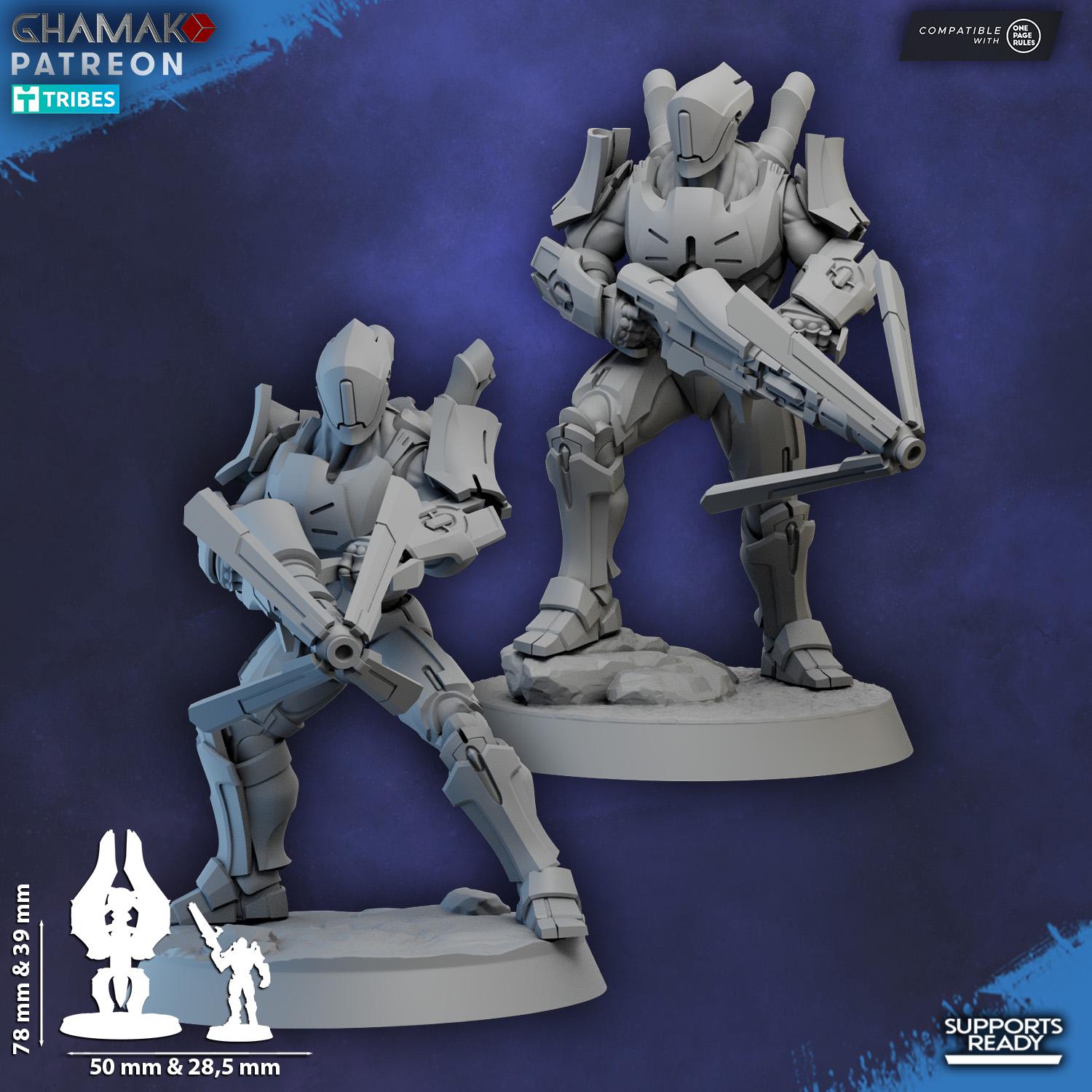 Kyther-Saiyth aka The Luminarch Circles | Ghamak | 3d Printed Tabletop Wargame Miniatures