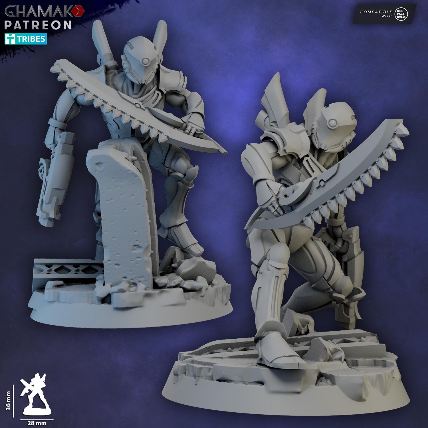 Zai-Moruun (Claws of the Unbroken) | Ghamak | 3d Printed Tabletop Wargames Miniatures