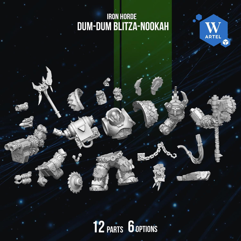 Dum-Dum Blitza-nookah | Artel W | 3d Printed Tabletop Wargames Proxy Model