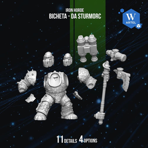 Bicheta - Da Sturmorc | Artel W | 3d Printed Tabletop Wargames Proxy Model