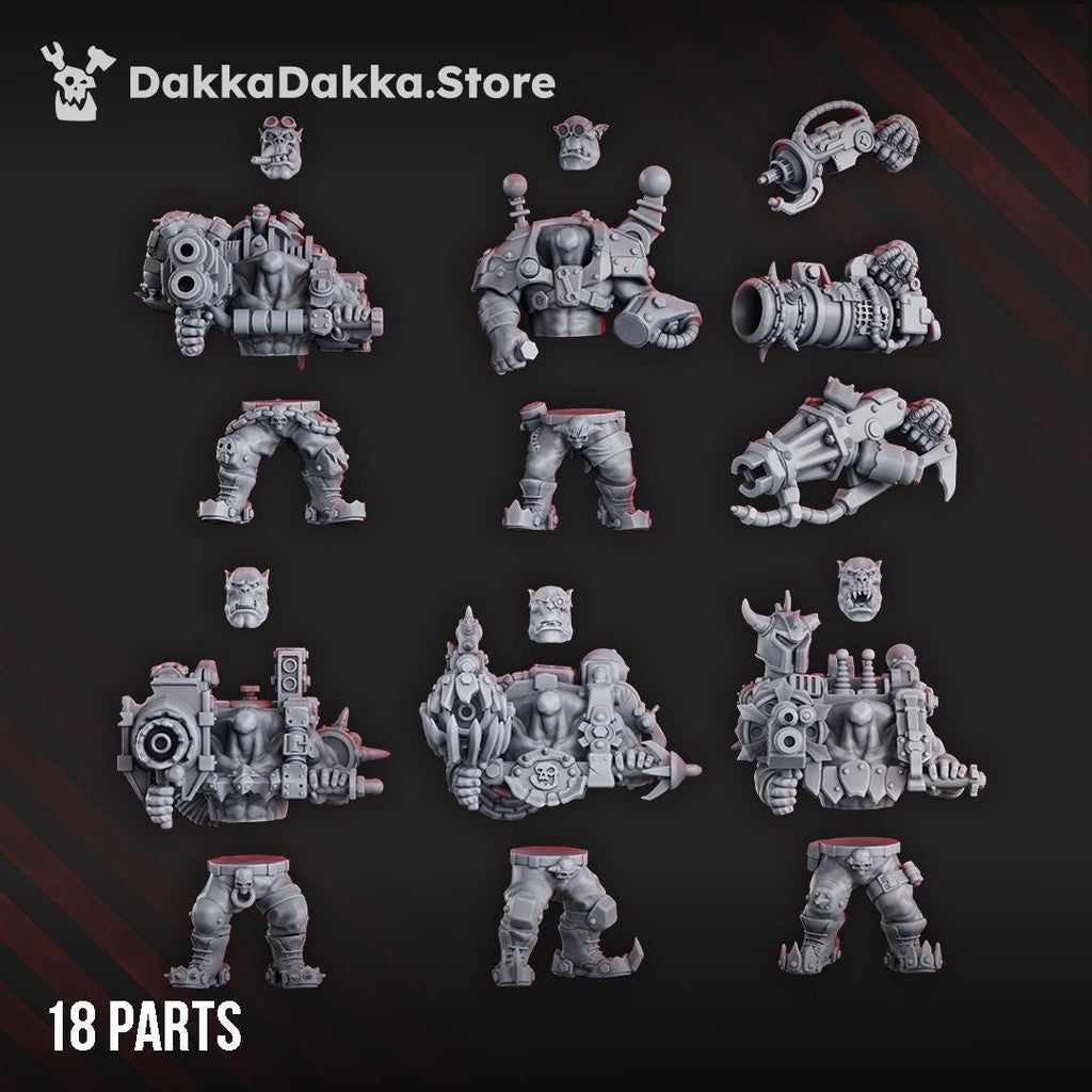 Orc Maraderz Mob | DakkaDakka | 3d Printed Tabletop Wargames Miniatures