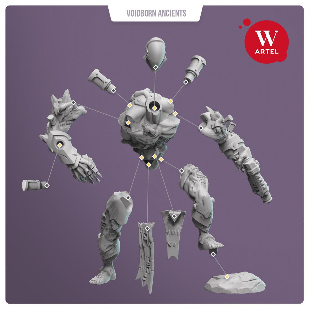 Flesh Golems of Voidborn Ancients | Artel W | 3d Printed Tabletop Wargames Model