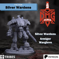 Silver Wardens Imperial Knight | DMG Minis | 3d Printed Tabletop Wargames Proxy Model Grimdark Future