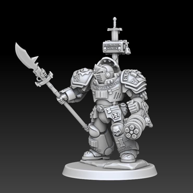 Silver Wardens Heavy Exterminatus | DMG Minis | 3d Printed Tabletop Wargames Models