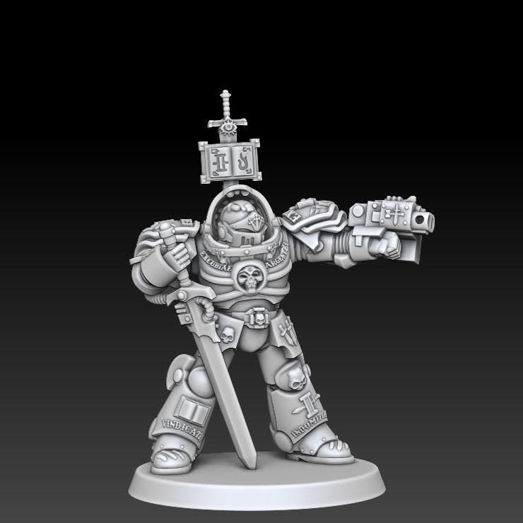 Silver Wardens Heavy Exterminatus | DMG Minis | 3d Printed Tabletop Wargames Models