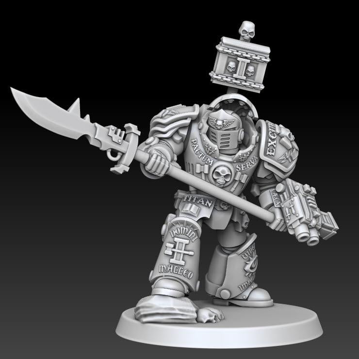 Silver Wardens Heavy Exterminatus | DMG Minis | 3d Printed Tabletop Wargames Models