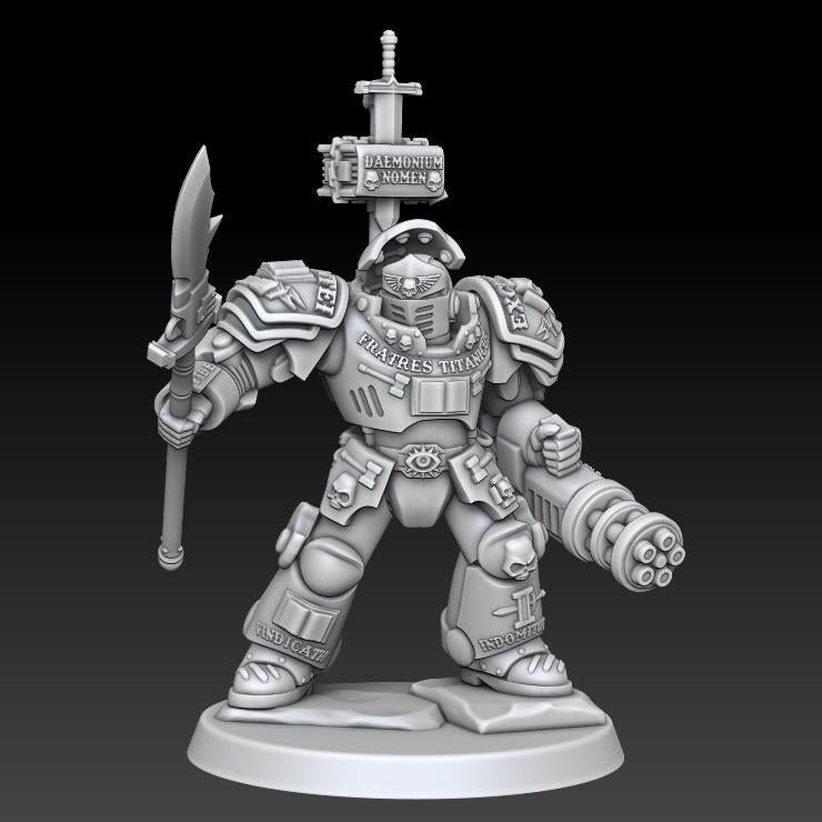 Silver Wardens Heavy Exterminatus | DMG Minis | 3d Printed Tabletop Wargames Models