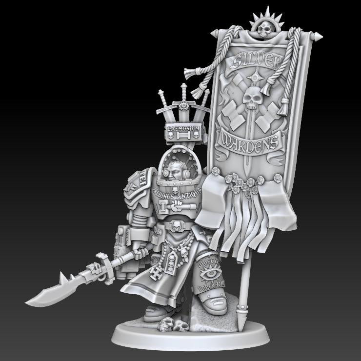 Silver Wardens Heavy Exterminatus | DMG Minis | 3d Printed Tabletop Wargames Models