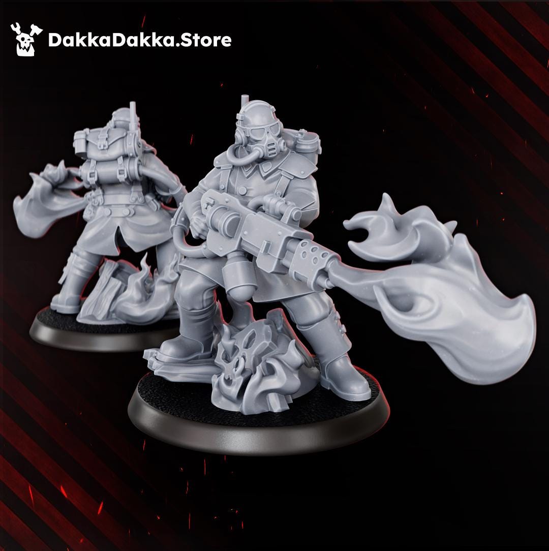 Doomsday Infantry Squad | DakkaDakkaStore Resin Proxies for Table Top Wargaming