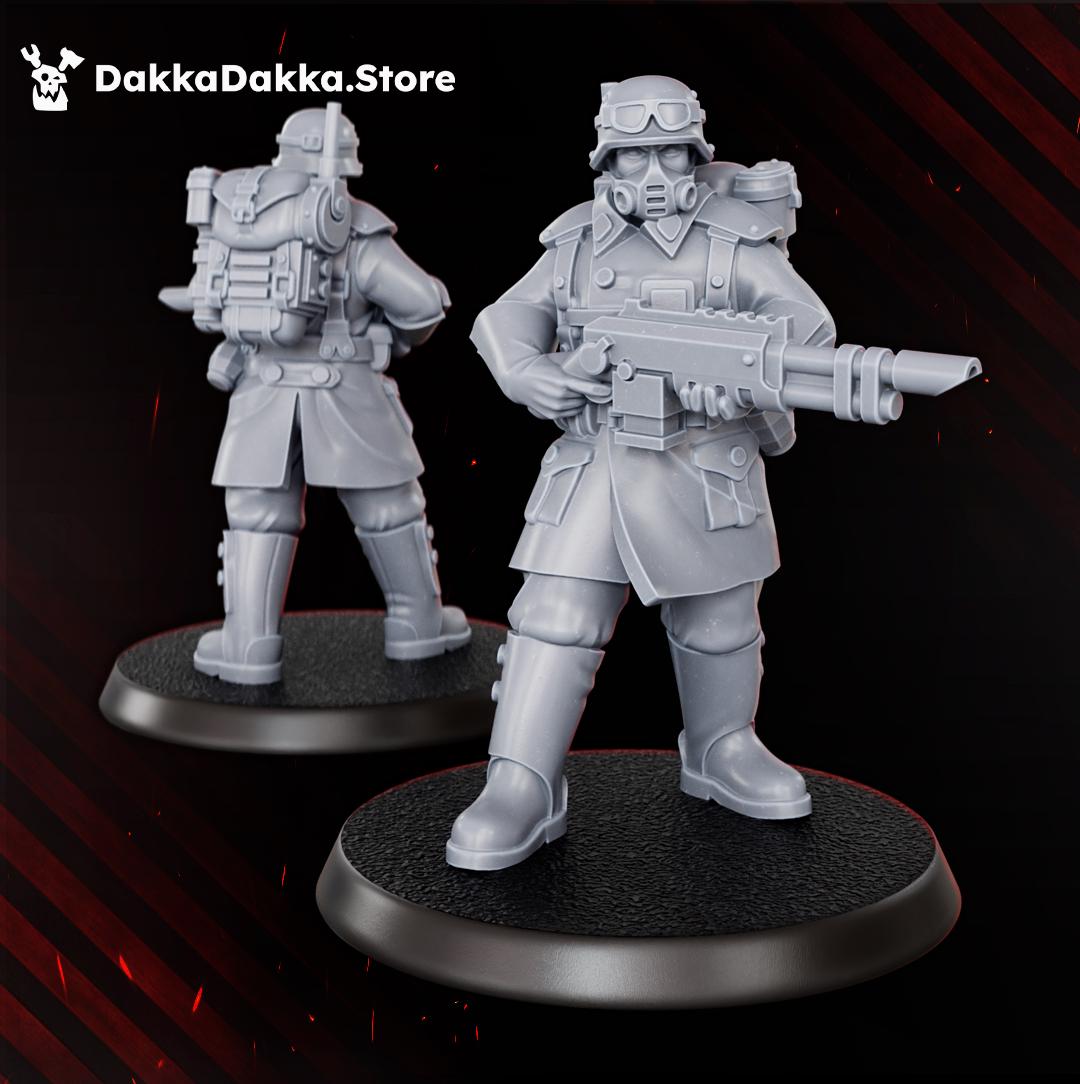 Doomsday Infantry Squad | DakkaDakkaStore Resin Proxies for Table Top Wargaming