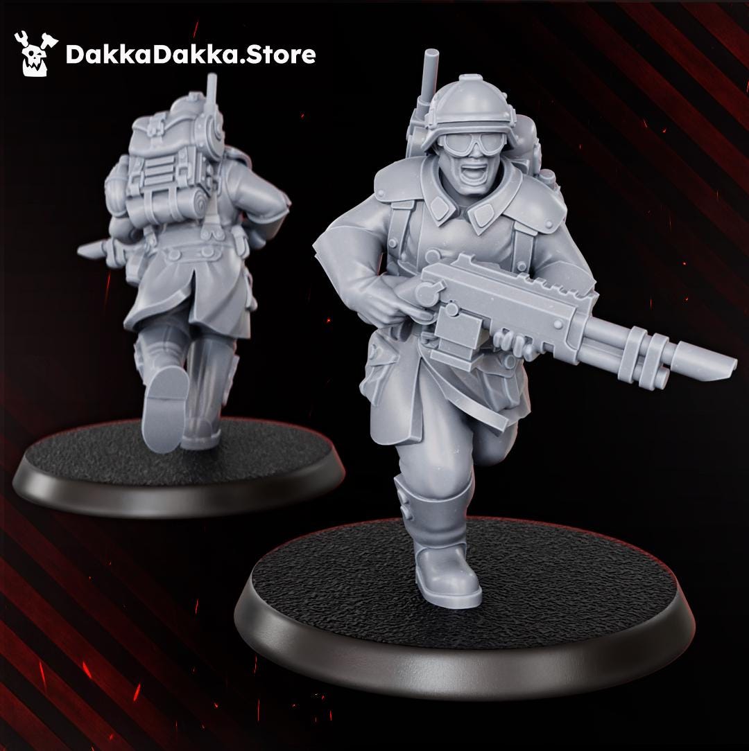 Doomsday Infantry Squad | DakkaDakkaStore Resin Proxies for Table Top Wargaming
