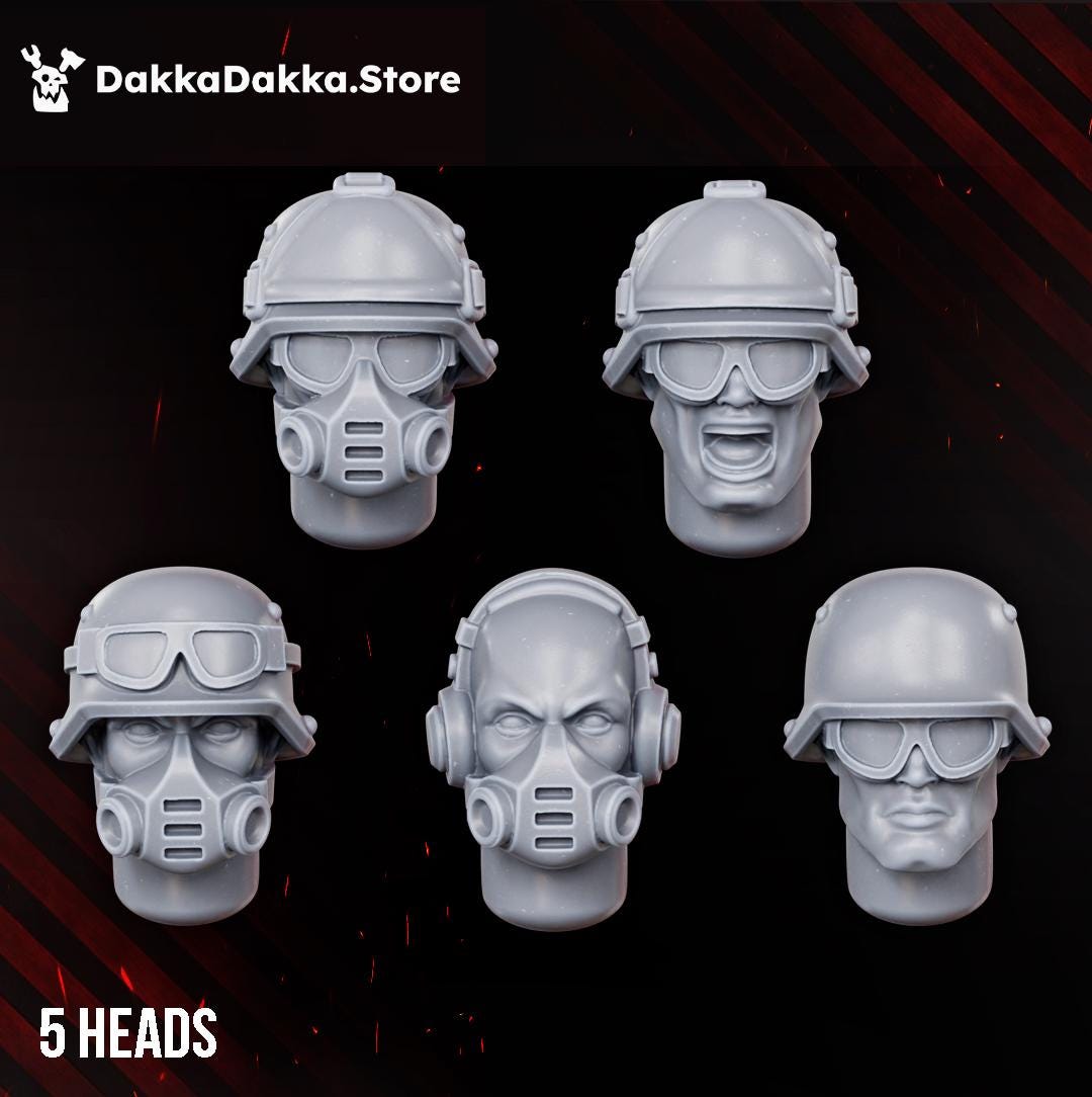 Doomsday Infantry Squad Build Kit | DakkaDakkaStore Resin Proxies for Table Top Wargaming