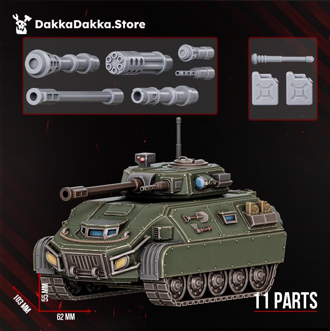 Saber WAV S-6 APC | DakkaDakka | 3d Printed Tabletop Wargames Model