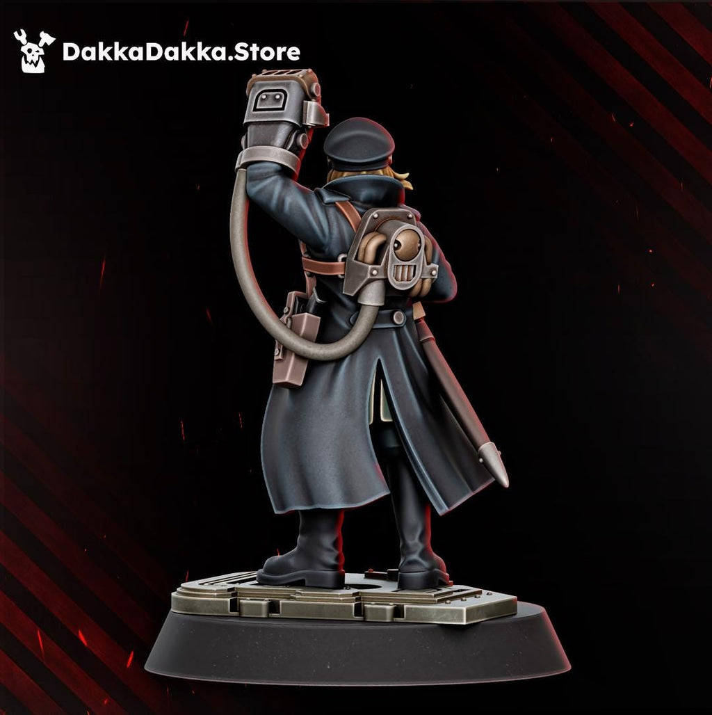 Dawnguard Commissar | DakkaDakkaStore Resin Proxies for Table Top Wargaming