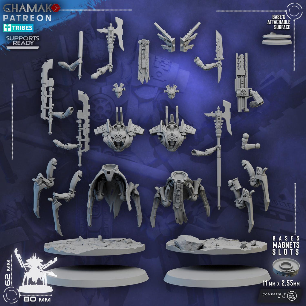 Lord Tzavron & Lord Tzavior | Ghamak | 3d Printed Tabletop Wargames Models