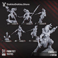Spacelair Coven of Squallers Squad | DakkaDakka | 3d Printed Tabletop Wargames Miniatures