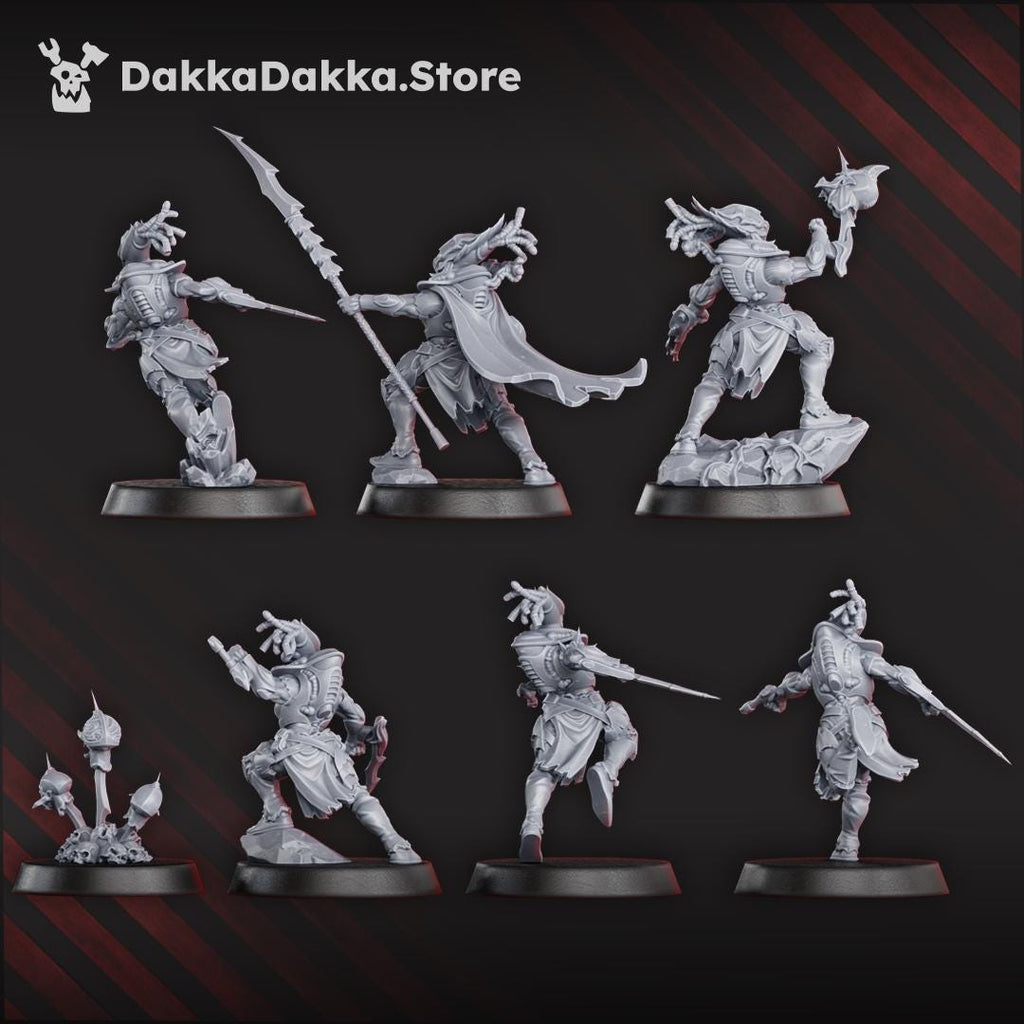 Spacelair Coven of Squallers Squad | DakkaDakka | 3d Printed Tabletop Wargames Miniatures
