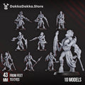 Spacelair Fighters Squad | DakkaDakka | 3d Printed Tabletop Wargames Miniatures
