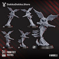 Spacelair Airborne Anchorites Squad | DakkaDakka | 3d Printed Tabletop Wargames Miniatures