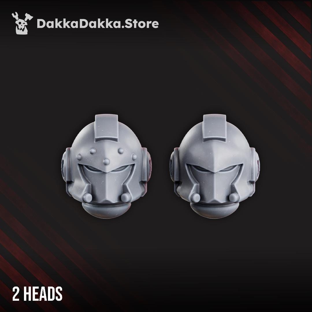 Space Knights (build kit) - Prime Armored Battleline Squad | DakkaDakkaStore | 3d Printed Tabletop Wargames Miniatures