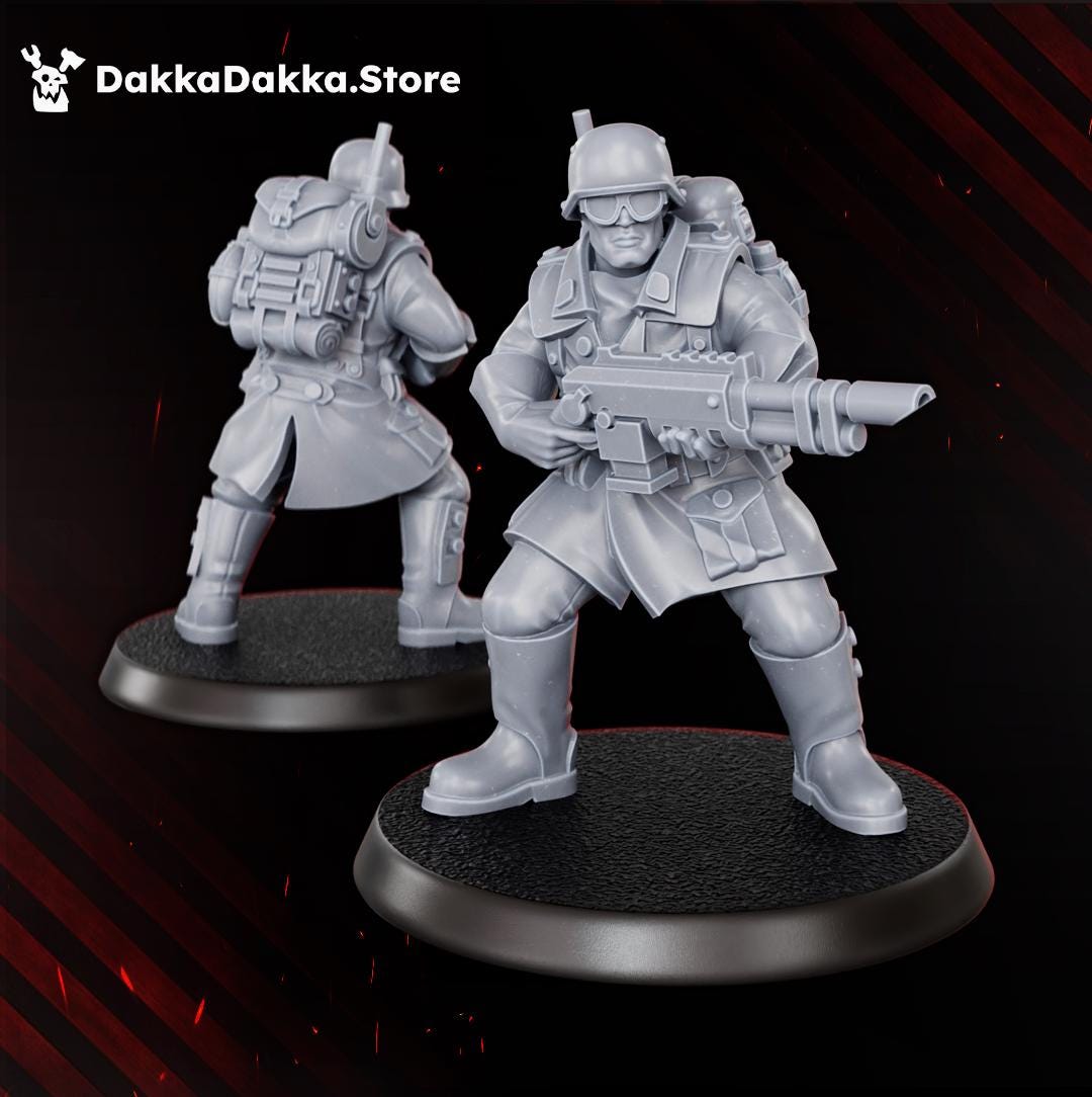 Doomsday Infantry Squad | DakkaDakkaStore Resin Proxies for Table Top Wargaming