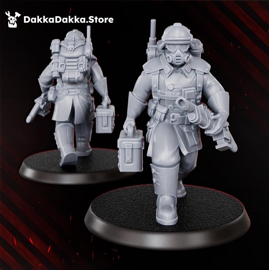 Doomsday Infantry Squad | DakkaDakkaStore Resin Proxies for Table Top Wargaming