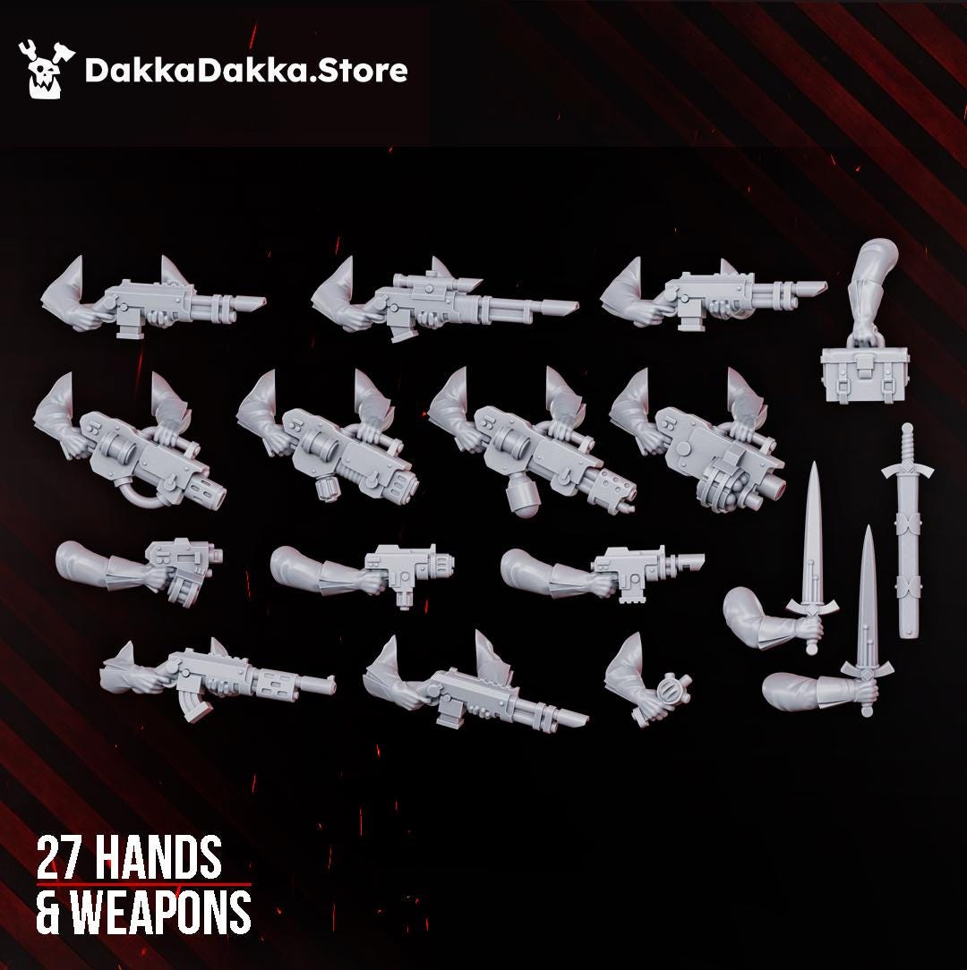 Doomsday Infantry Squad Build Kit | DakkaDakkaStore Resin Proxies for Table Top Wargaming